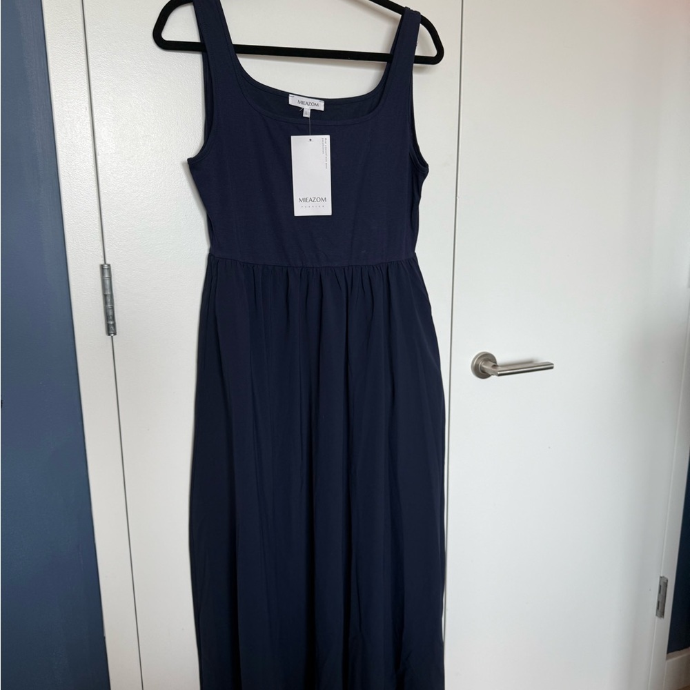 Navy Blue Maxi Dress